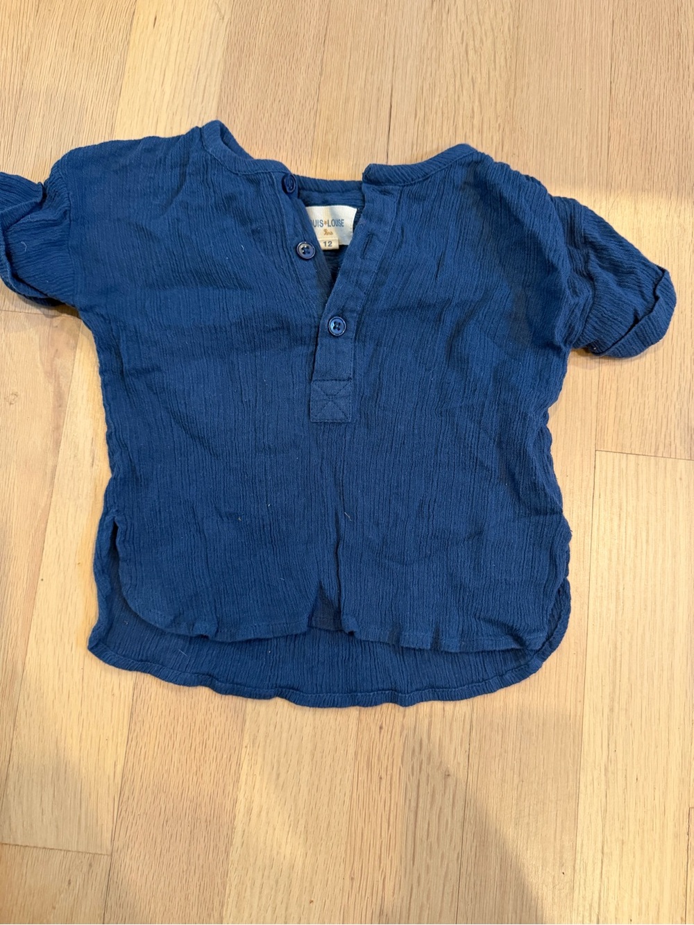Kids Blue Cotton Top